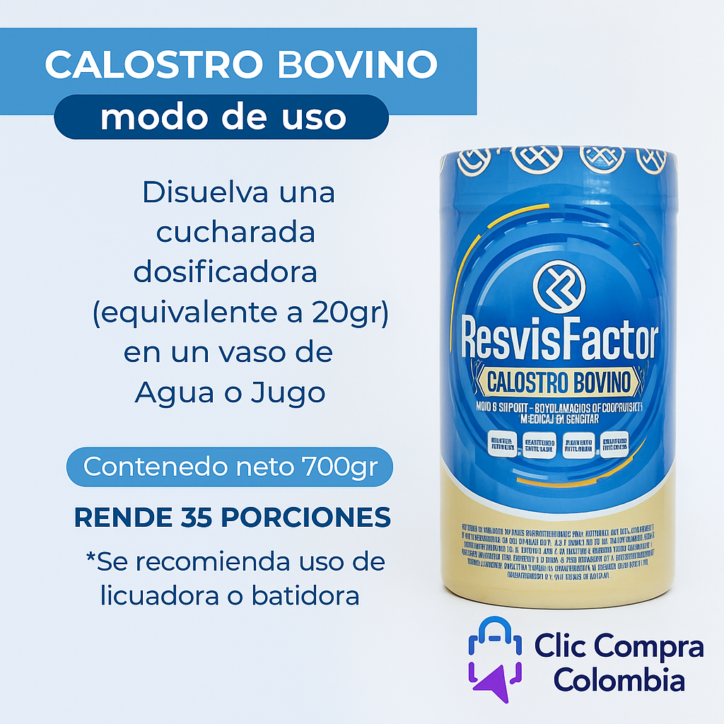 CALOSTRO BOVINO REVISFACTOR X2