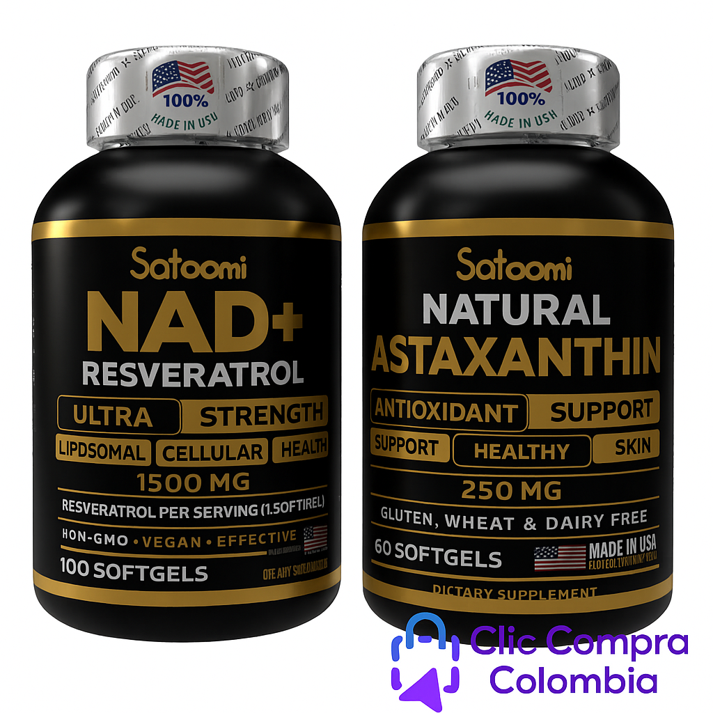 Combo Astaxantina N.A.D – Antioxidante Celular Premium