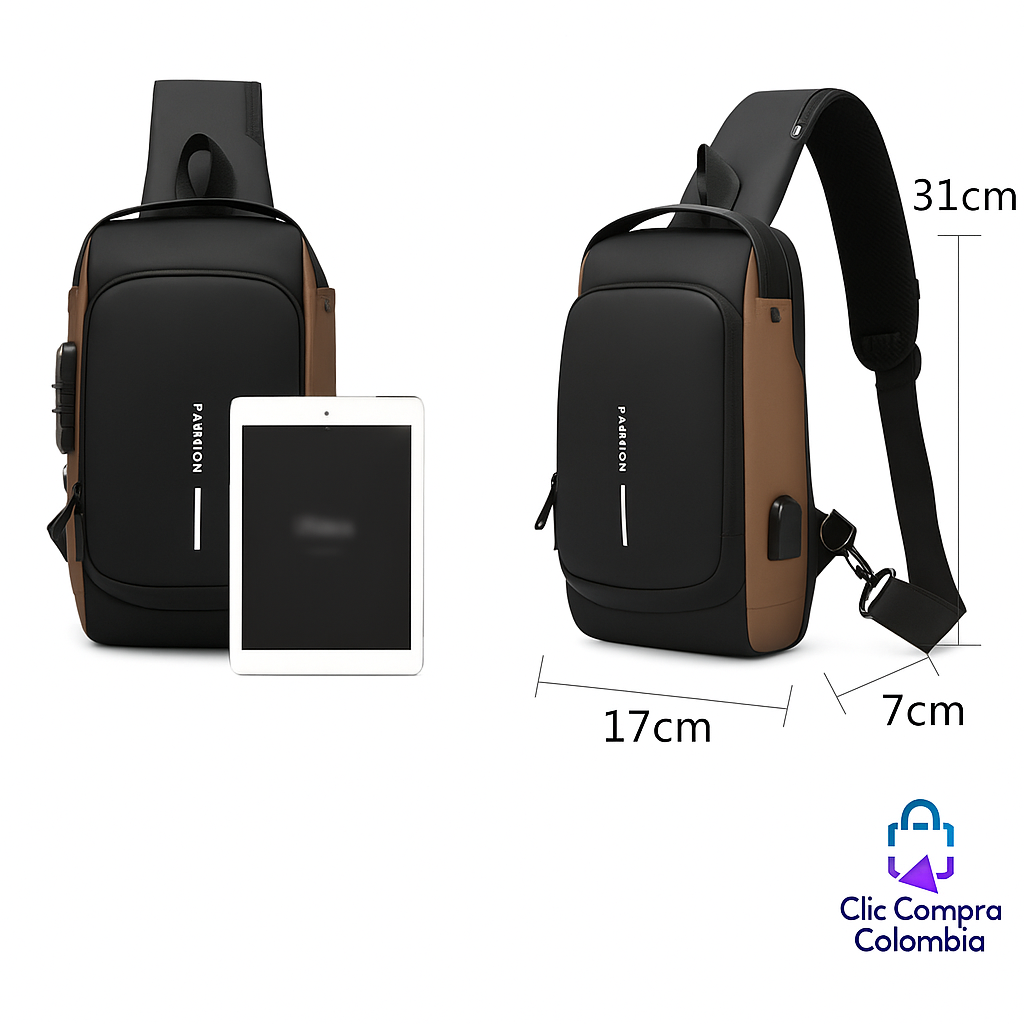 🎒 Bolso Antirrobo con Puerto USB – Seguridad, estilo y funcionalidad en un solo accesorio