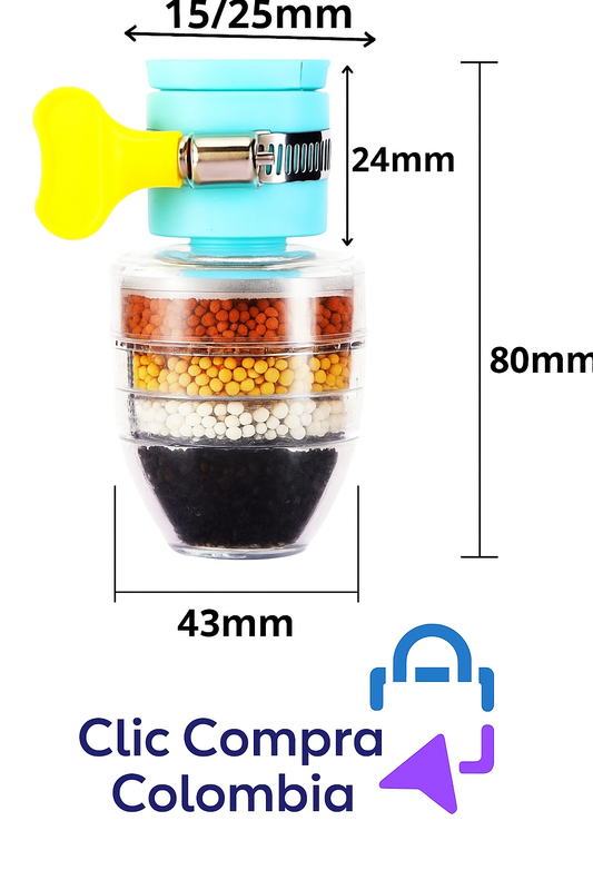 💧 Purificador de Agua para Grifo – ¡Agua limpia y segura en segundos!