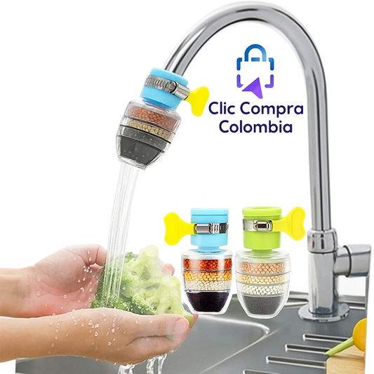 💧 Purificador de Agua para Grifo – ¡Agua limpia y segura en segundos!