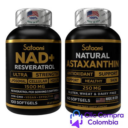 Combo Astaxantina N.A.D – Antioxidante Celular Premium