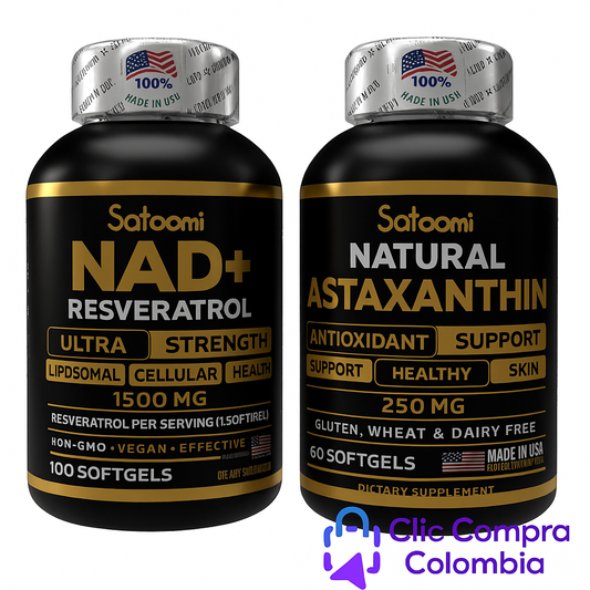 Combo Astaxantina N.A.D – Antioxidante Celular Premium