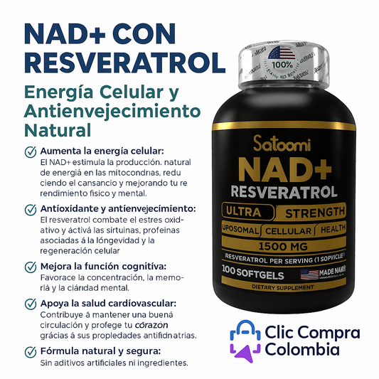 Combo Astaxantina N.A.D – Antioxidante Celular Premium