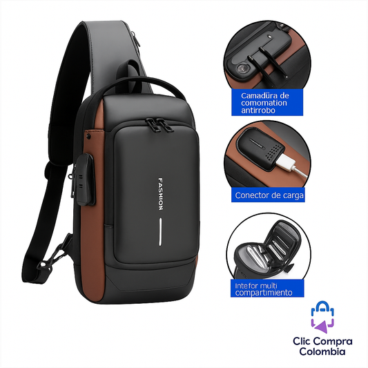 🎒 Bolso Antirrobo con Puerto USB – Seguridad, estilo y funcionalidad en un solo accesorio