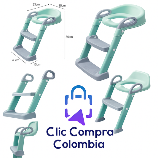 👶Escalera Entrenadora para Baño – ¡Adiós Pañales!