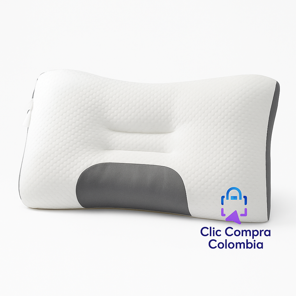 💤Almohada Ergonómica Aloe Vera 3D – Antiácaros y Antibacterial | Ideal para Masajes y Spa