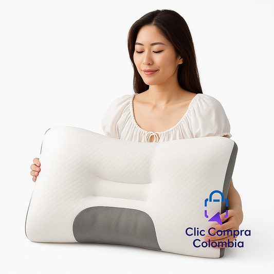 💤Almohada Ergonómica Aloe Vera 3D – Antiácaros y Antibacterial | Ideal para Masajes y Spa