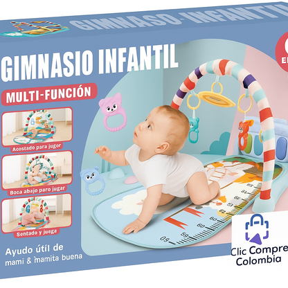 🎹👶Tapete Gimnasio Musical 3 en 1 para Bebés – Estimula, Juega y Aprende