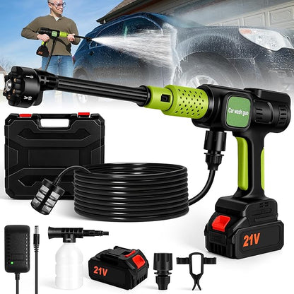 🚀 Hidrolavadora Portátil 48V con 2 Baterías + 🎁 Juego de 36 Raches GRATIS – Potente y Ligera