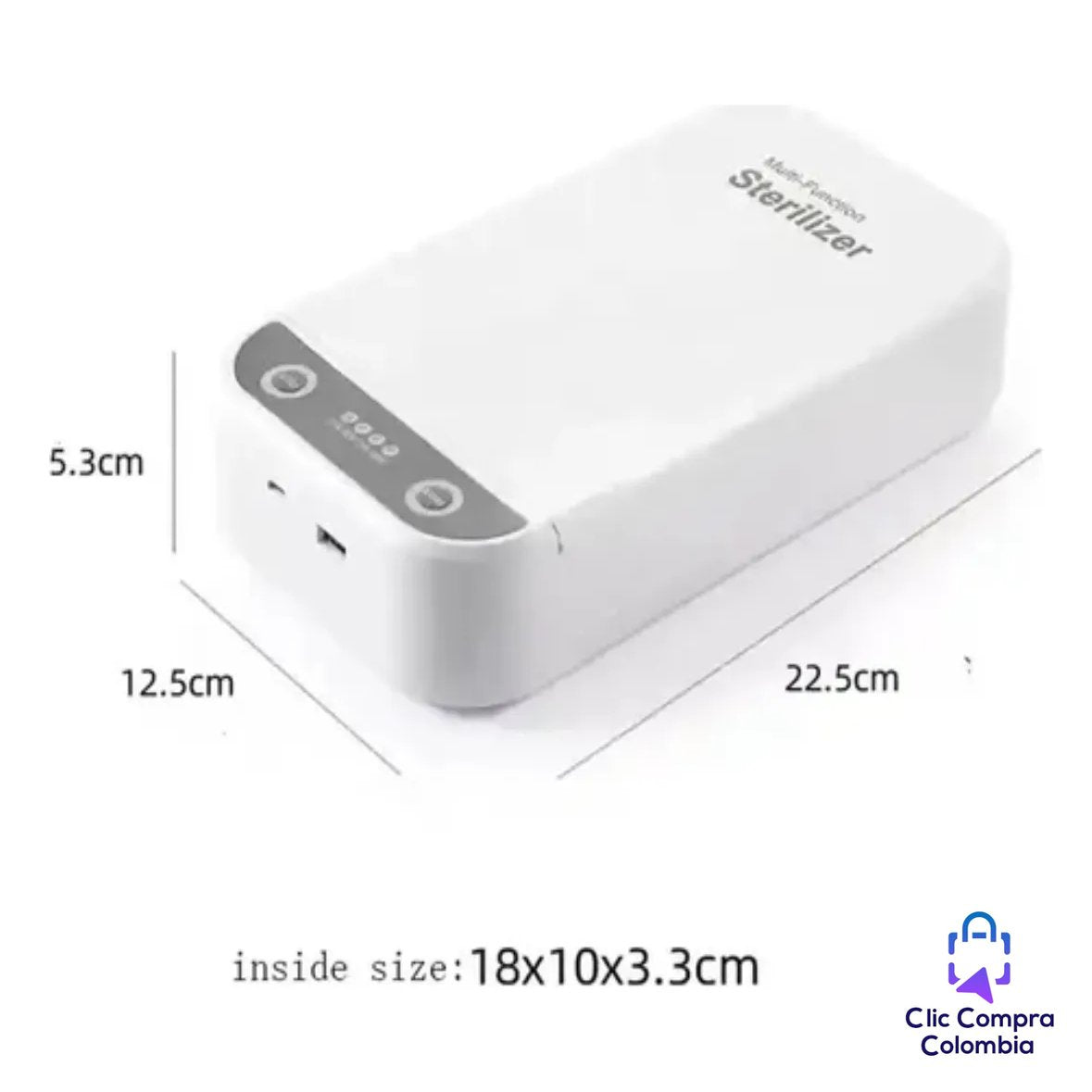 🔒✨Caja esterilizadora multifunción con luz UV y aromaterapia – ¡Desinfecta, perfuma y protege lo que más usas!